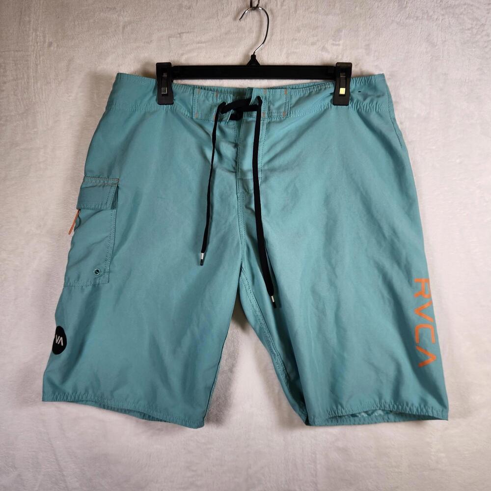 RVCA Classic Non‎ Stretch Board Shorts Blue Size 33